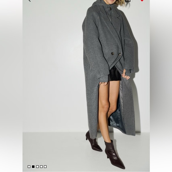 H&M brown heeled sock booties Art. No.: 1296617004 - Picture 2 of 8